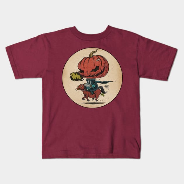 Headless Horseman Kids T-Shirt by 1000STYLES